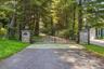 Private Gated Entry with stone pillars