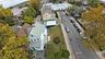 Aerial perspective of suburban area