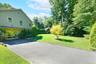Shows one of two driveways