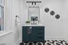First floor half bath