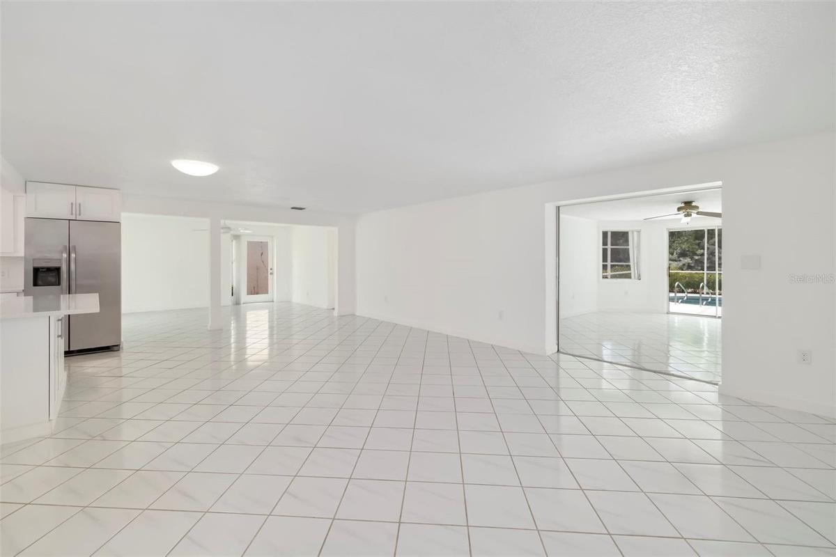 Generous Open Floor plan