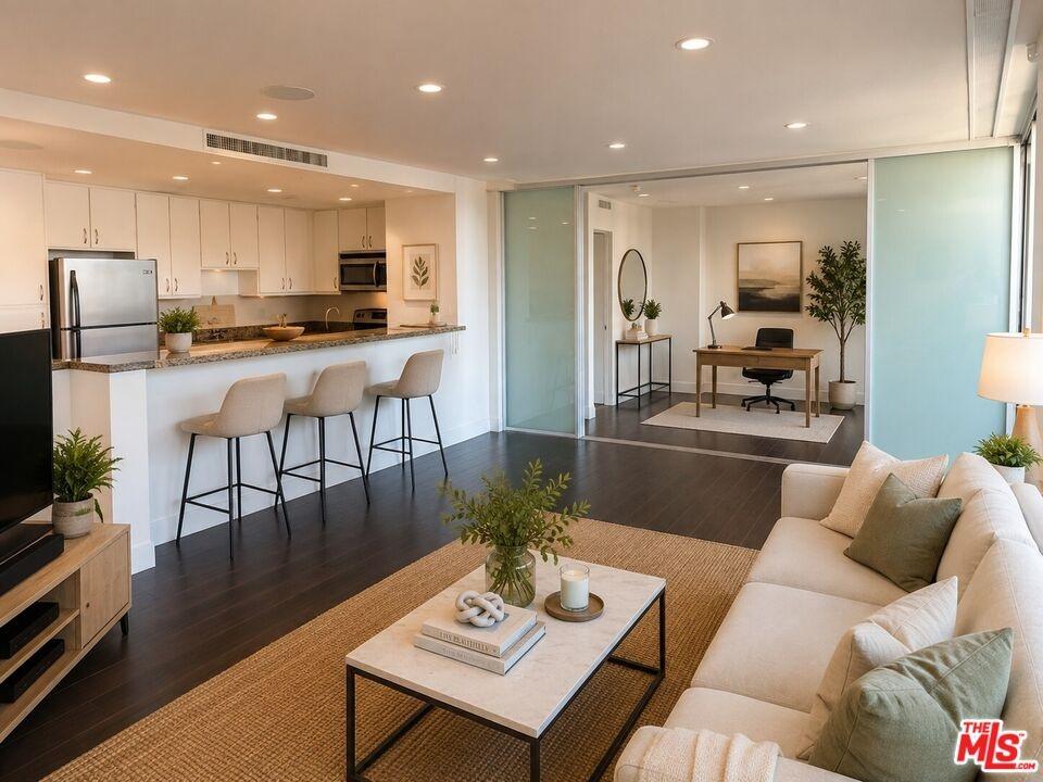 Living Room, Kitchen and 2nd b