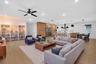 Virtually Staged Living-Dining Kitchen Area