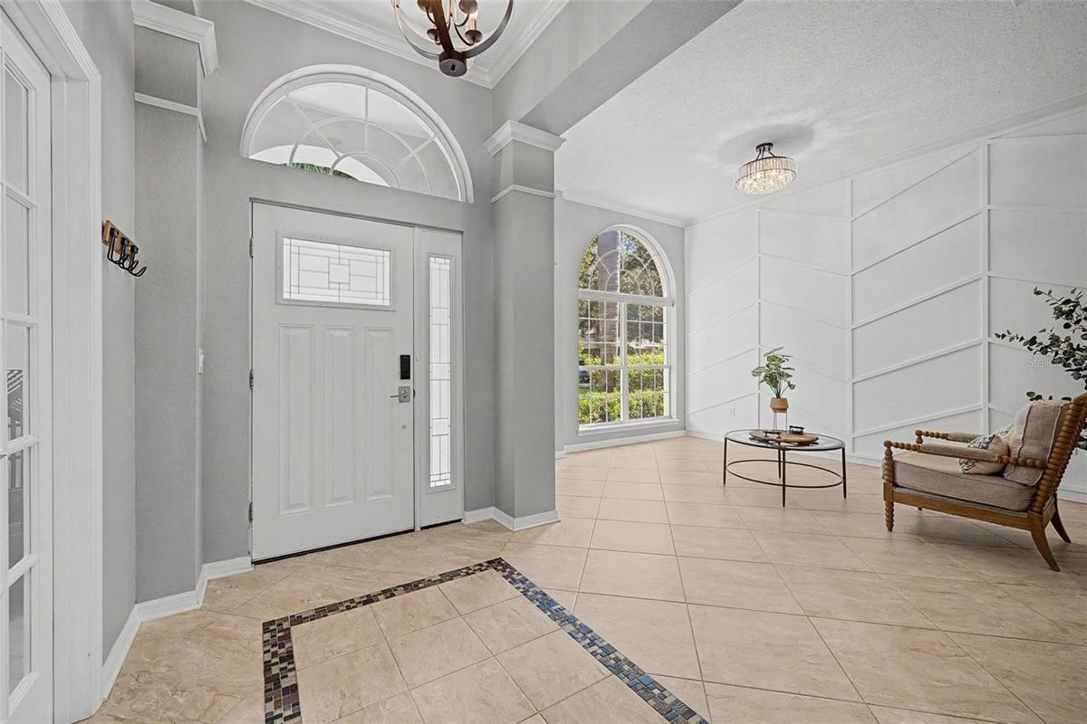 Foyer and Formal Dining/Formal Living
