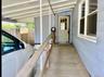Side entrance with ramp