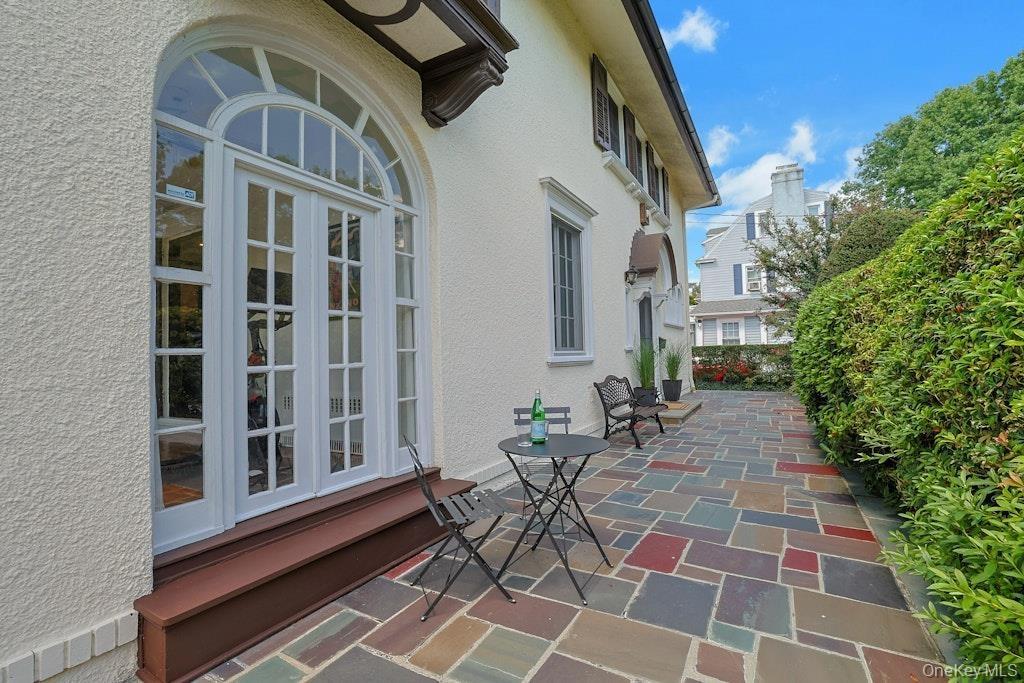 Secluded Al Fresco Patio/Porch Out Front