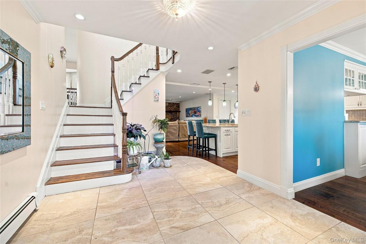 Entry Foyer with skylight