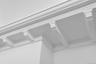 The detail on the molding throughout this room has to be seen in person to be truly appreciated. This level of skill, pride in craftsmanship (and thes