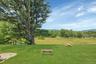 Sprawling fields below and picnic areas atop the rolling hills of the property greet you at the edge of the front patio. The possibilities for gardens
