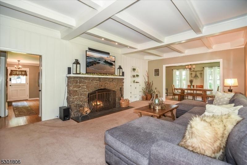 Lovely Stone Fireplace