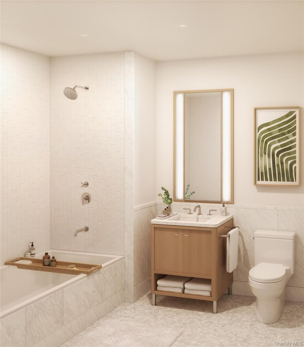 Bathroom shown is for illustrative purposes only. Configuration may vary by residence.