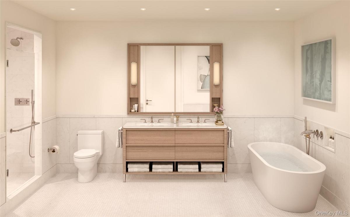 Bathroom shown is for illustrative purposes only. Configuration may vary by residence.