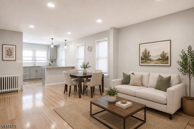 Virtually Staged Living Room