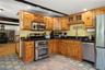 Abundant counter and cabinet space