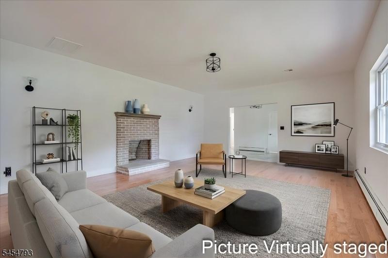 living room staged