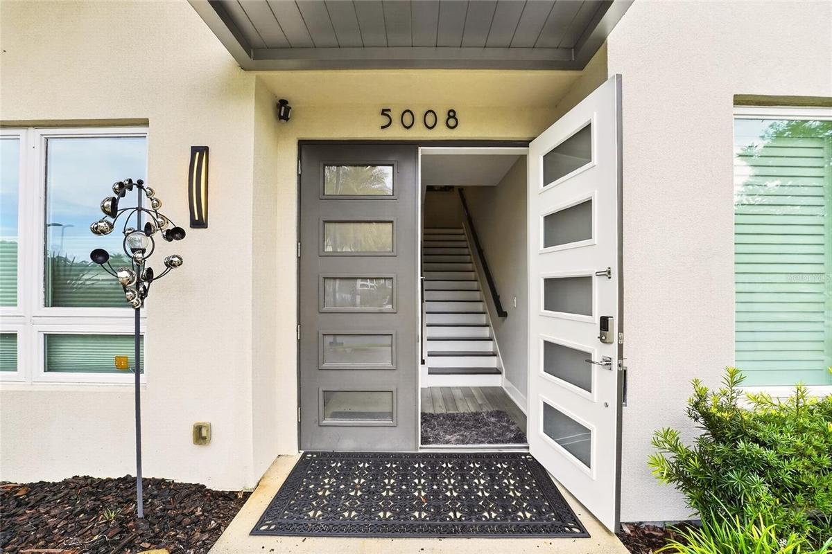 Inviting entrance