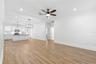 The view as soon as you walk in the front door (Living Room, Dining Room, Kitchen)