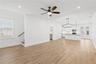 living room, dining room, kitchen
