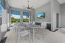 Pool Dining Area w/TV