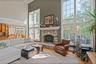 Spacisous and open with 2 story windows, gas heat-o-later fireplace