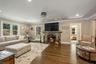 Living room fireplace