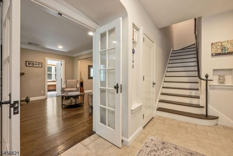 French doorstop living room