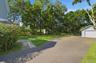 Paved driveway one car garage
