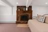 Virtually staged Fireplace.