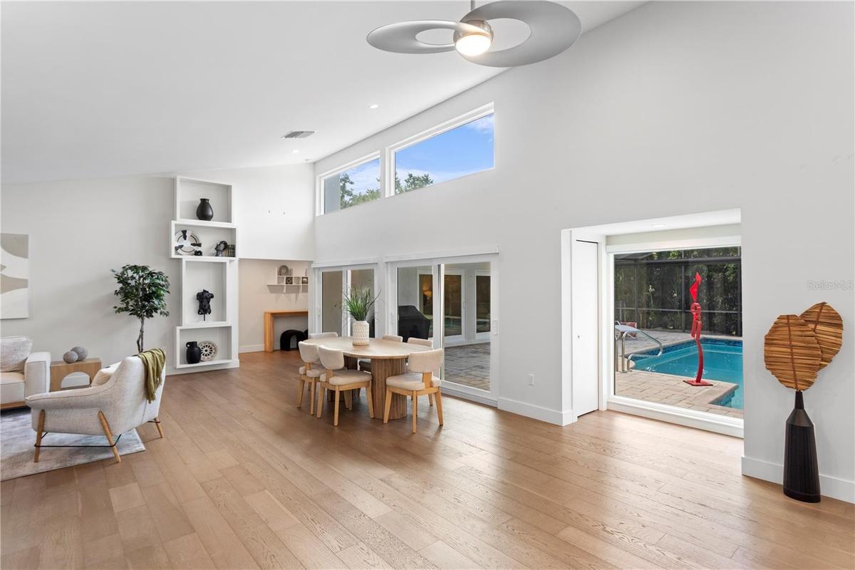 Designer Entry and Living Spaces