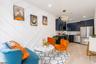 Unit 1 Living room - Kitchen