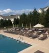 Pool lounge area