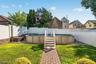 Yard with green space