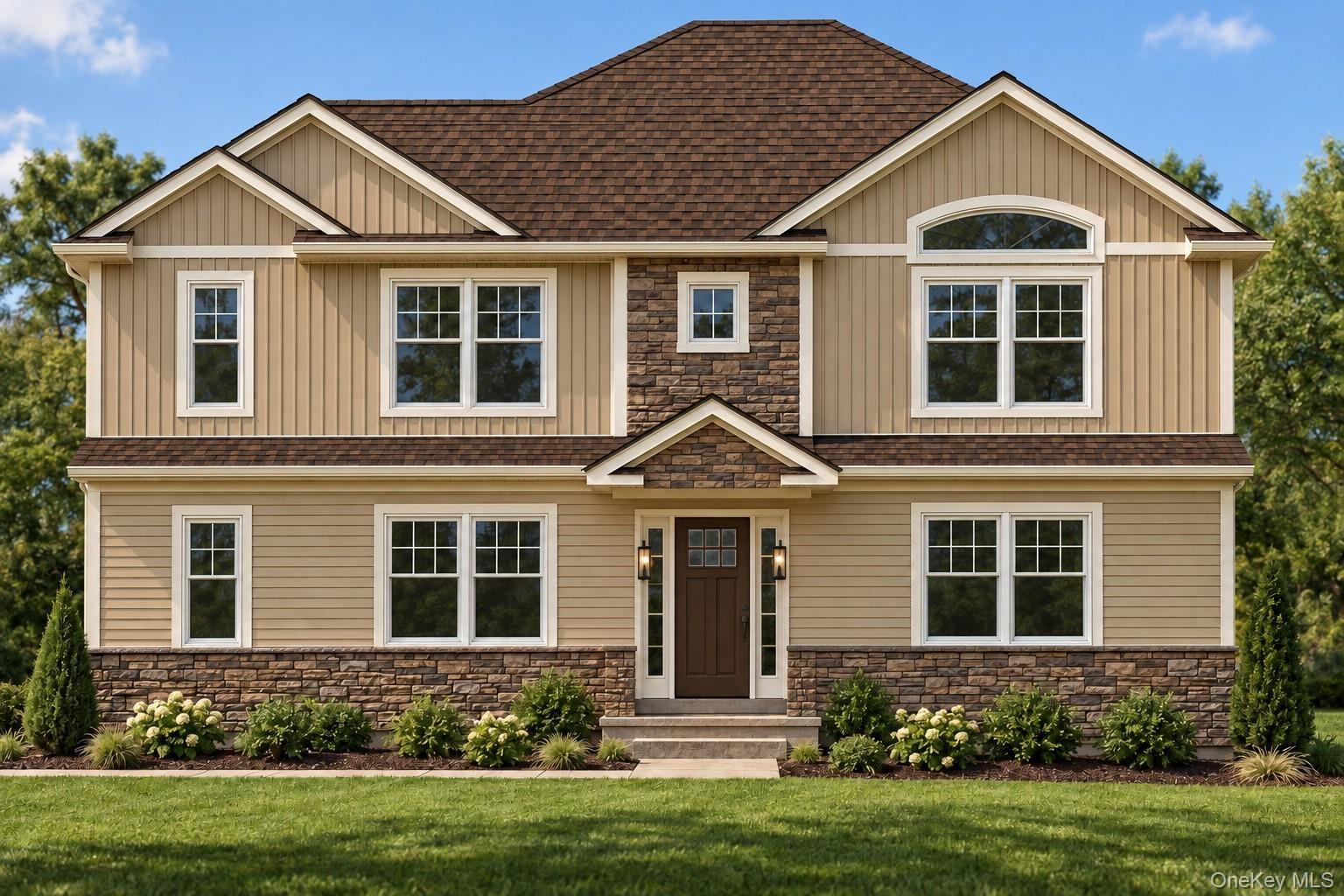 3D Rendering front of home