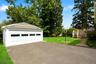 Backyard w/ oversized garage
