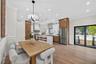 Dining into kitchen