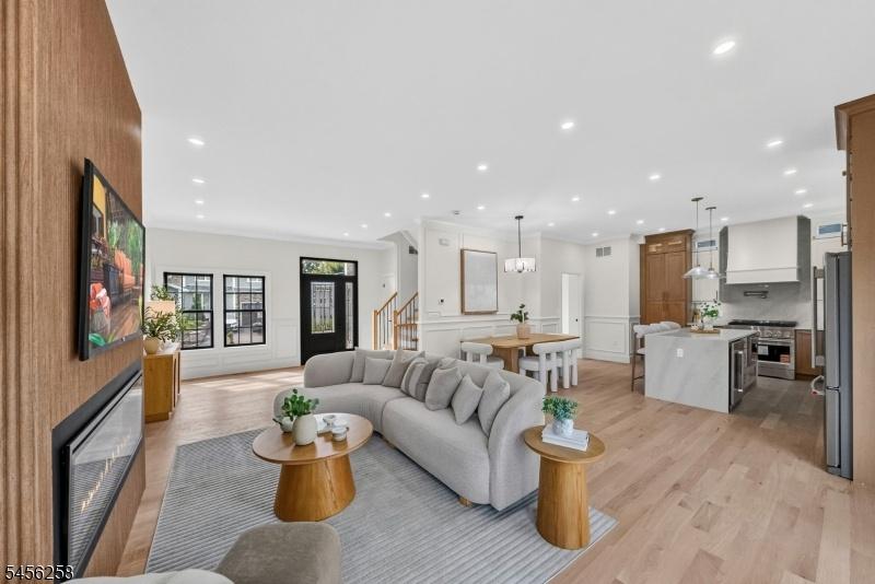 Open concept first floor