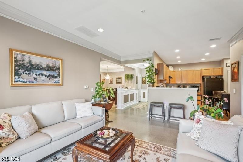 Open to kitchen