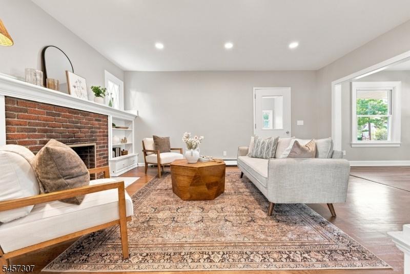 Living Room with Fireplace