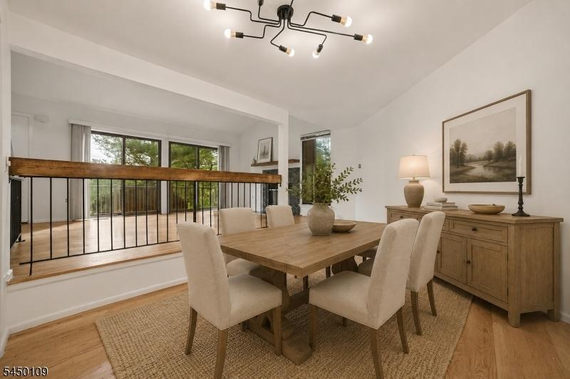 Virtually Staged Dining Room
