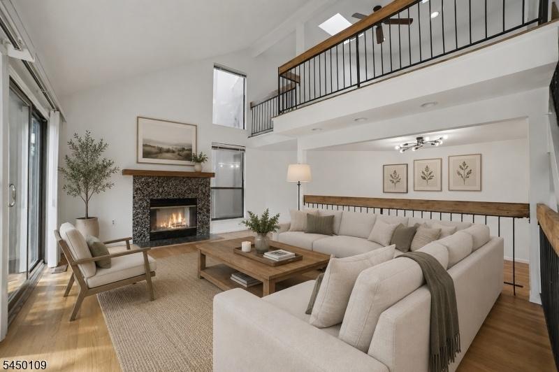 Virtually Staged Living Room