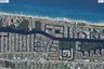 Aerial view of 870 Havana Drive illustrating the approximate property boundaries of Lots 13 & 14 and the exceptional waterfront configuration with ext