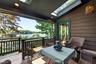 Covered Porch with Lake Views