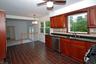 Kitchen with granite counters,