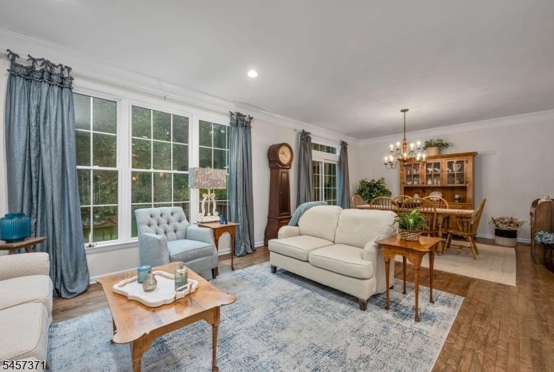 Living rm open to dining room