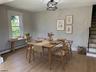 Virtually staged dining room