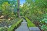 Staircase to lower yard