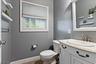 First floor powder room