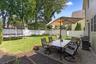 Fenced in backyard