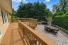 Deck overlooking patio