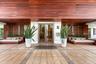 Elegant front entrance to the bulding